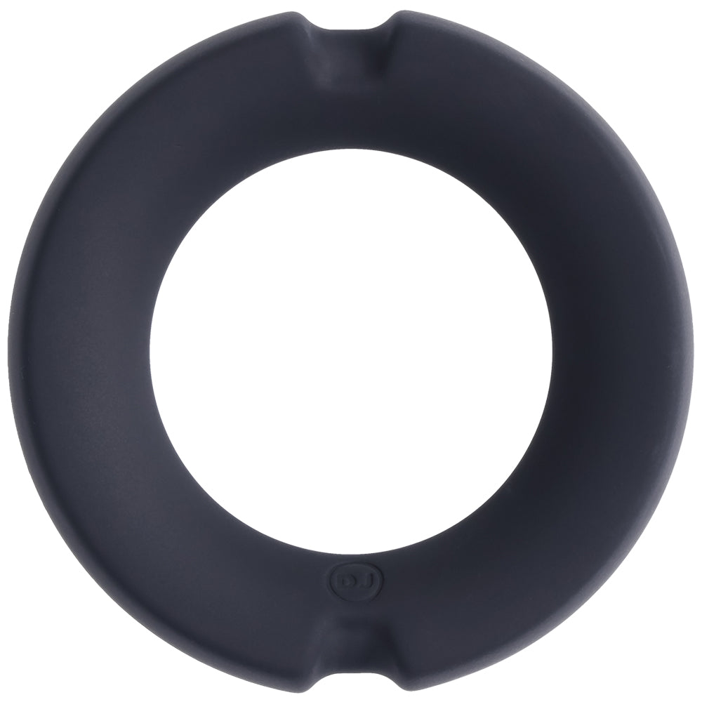 Merci The Paradox Silicone-Coated Metal Cock Ring, 45mm, Black