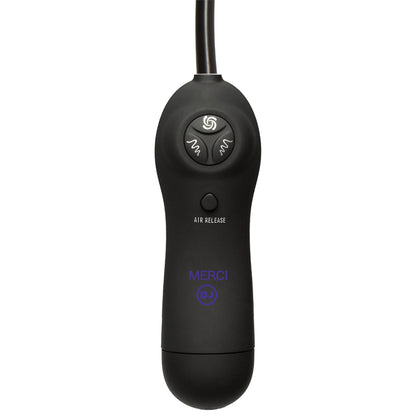Merci Swell Auto Vibrating Nipple Sucker Cups Black, Violet