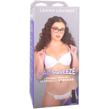 Main Squeeze Leana Lovings Ultraskyn Stroker - Vanilla