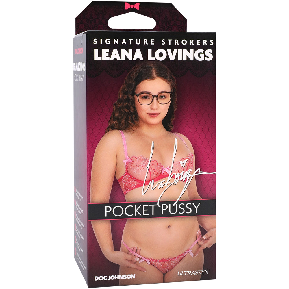 Signature Strokers Leana Lovings Ultraskyn Pocket Pussy Vanilla