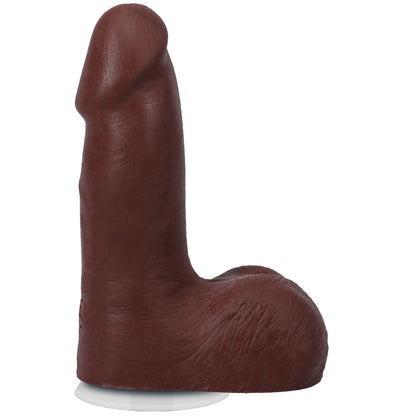 The Realistic Cock Ultraskyn 5" With Balls Caramel