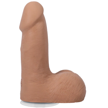 The Realistic Cock Ultraskyn 5" With Balls Caramel