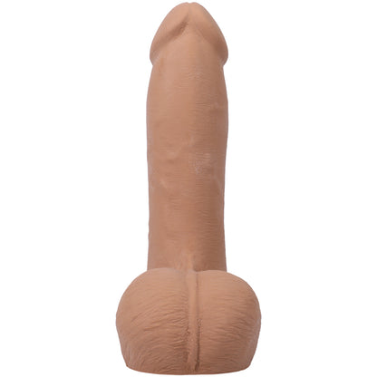 The Realistic Cock Ultraskyn 7" With Balls Caramel