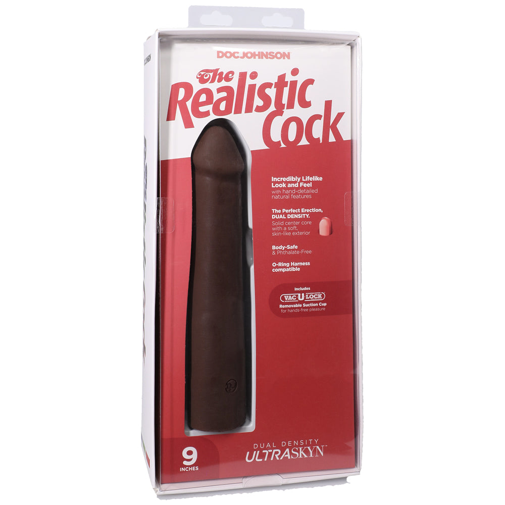 The Realistic Cock Ultraskyn 9" Caramel