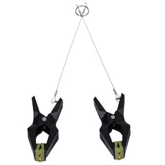Fort Troff Hardwire Hangers – Black Adjustable Nipple Clamps for Intense BDSM Play