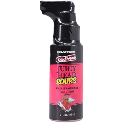 Goodhead Juicy Head Dry Mouth Spray - Sour Strawberry Flavor, 2 oz