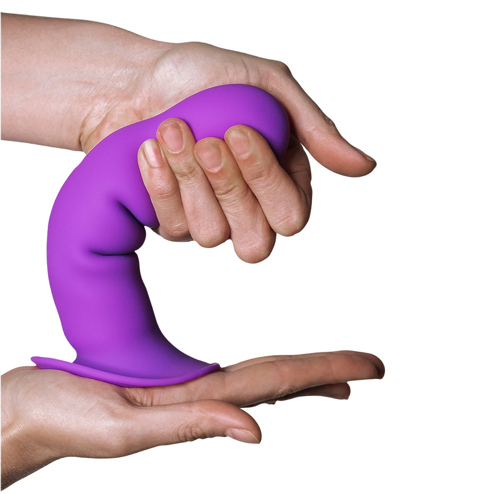 Adrien Lastic Hitsens 3 Dual Density Silicone Dildo Purple