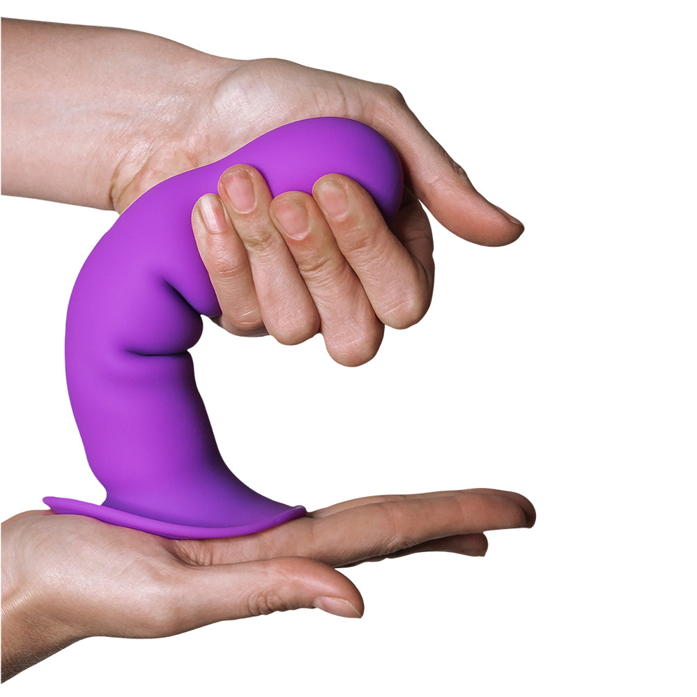 Adrien Lastic Hitsens 3 Vibe Dual Density Silicone Dildo Purple