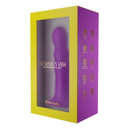 Adrien Lastic Hitsens 3 Vibe Dual Density Silicone Dildo Purple