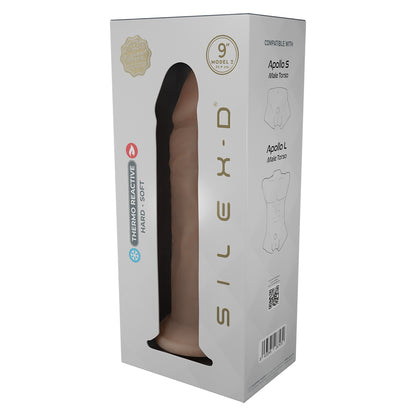 Silex-D Liquid Silicone Model 2 Dildo 9" Vanilla