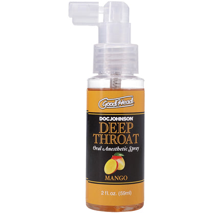 Goodhead Deep Throat Spray Mango Flavor 2 oz – Oral Intimacy Enhancer