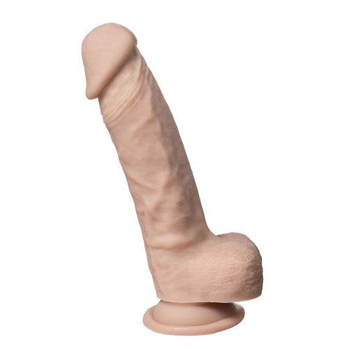 Silex-D Real Skin Model 1 7" – Vanilla Dual-Density Dildo with Lifelike Feel and Strong Suction Base