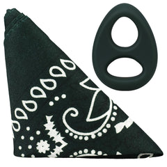 Rock Solid The Code Silicone C-Ring With Bandana Hunter Green/Black