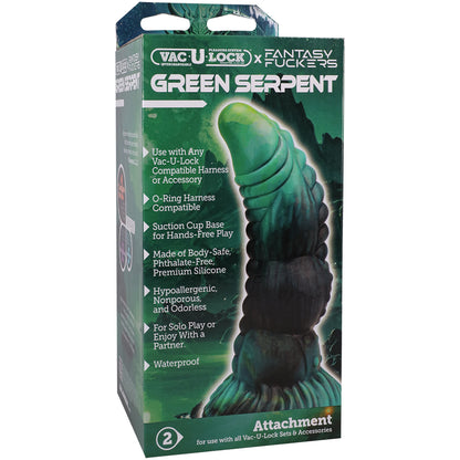 Vac-U-Lock X Fantasy Fuckers Green Serpent