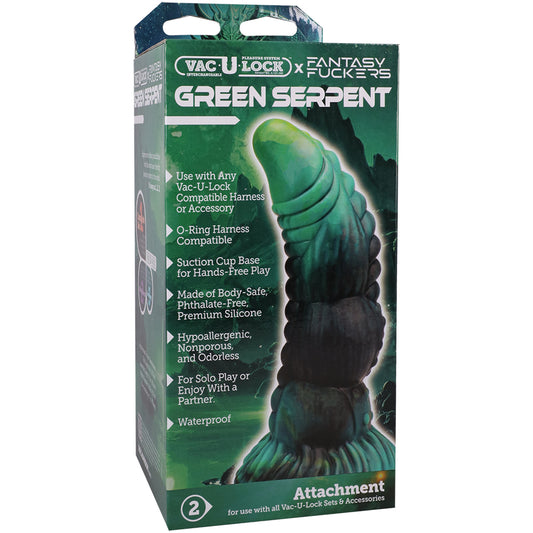 Vac-U-Lock X Fantasy Fuckers Green Serpent