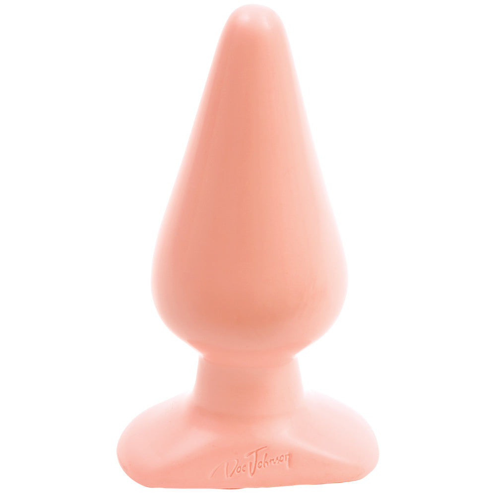 Classic Smooth Butt Plug - Large White Anal Toy