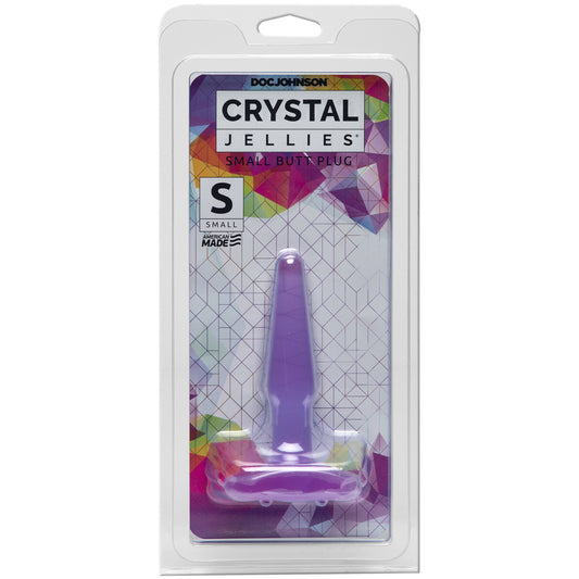 Crystal Jellies Small Purple Butt Plug - Anal Toy