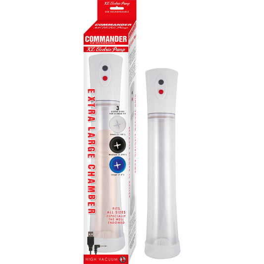 Commander Extra-Large Electric Pump - White