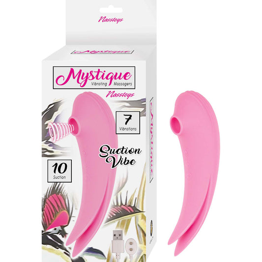 Mystique Pink Vibrating Massager with Suction Vibe