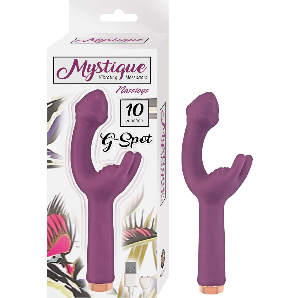 Mystique Vibrating Massagers G Spot Eggplant