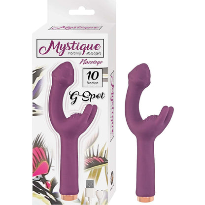 Mystique Vibrating Massagers G Spot Eggplant
