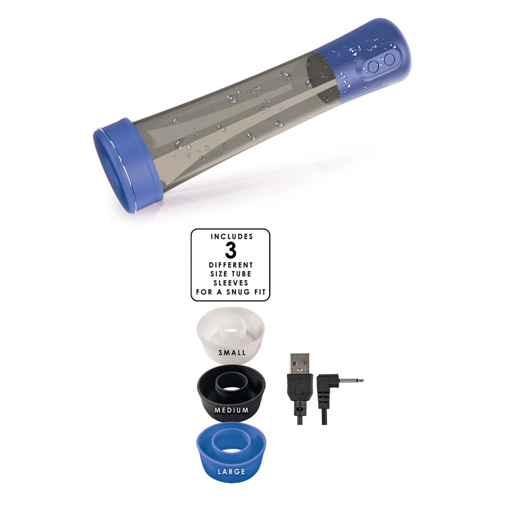 H2O Blue – BPA-Free Stainless Steel Water Bottle, 24 oz, Leak-Proof