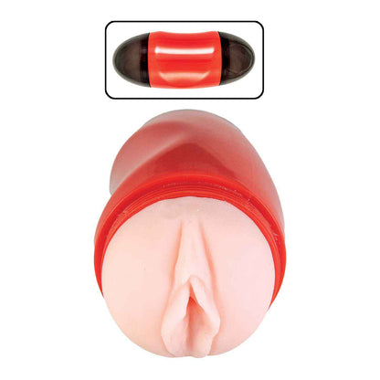 Delite Two-Way Mouth and Vaginal Stimulation Toy - White