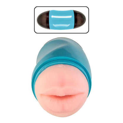 Delite Two-Way Mouth & Anal Toy – White