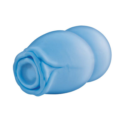 Delite Heated Rose Masturbator - Blue, Male Sex Toy