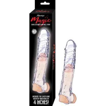 Magic Penis Extender & Ball Strap 7.5" Clear