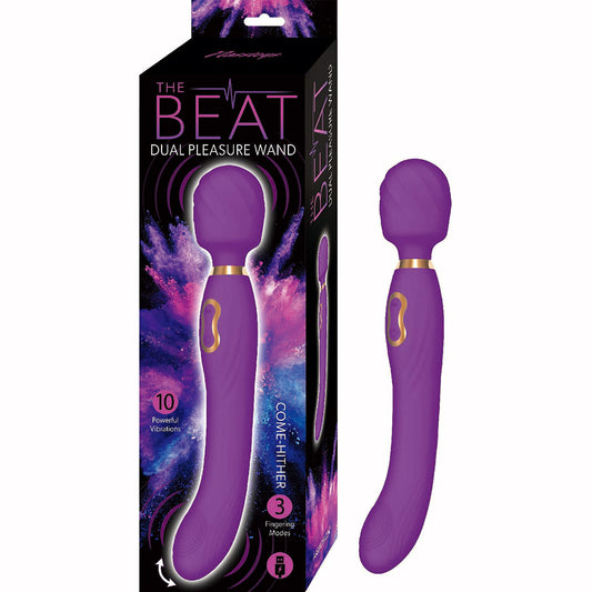 The Beat Dual Pleasure Wand Purple