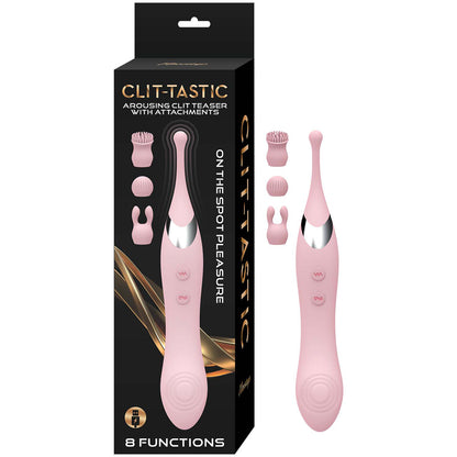 Clit-Tastic Arousing Clit Teaser W/Attachments Pink