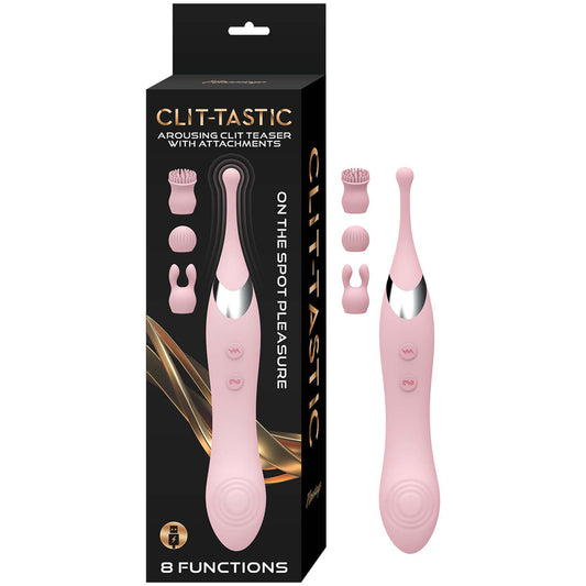 Clit-Tastic Arousing Clit Teaser W/Attachments Pink