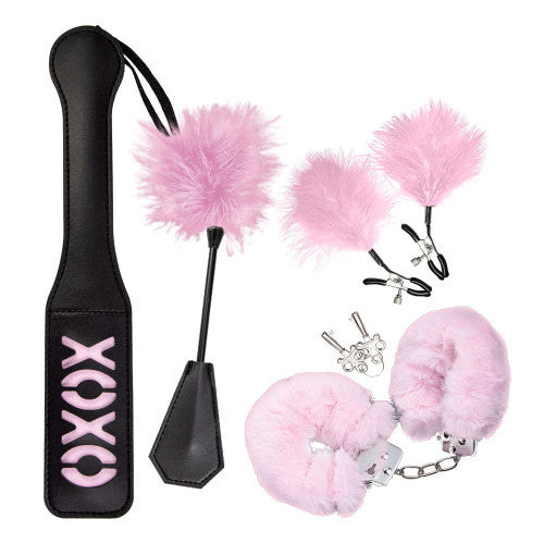 Bondage By Nasstoys Naughty in Pink – Black & Pink