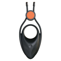 Cockpower Vibrating Ring W/Adjustable Cock Tie Black