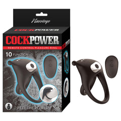 Cockpower Remote Control Pleasure Ring Black