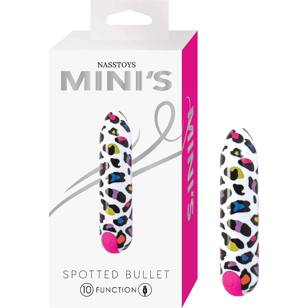 Nasstoys Mini's Spotted Bullet White