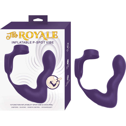 The Royale Inflatable P-Spot Vibe Purple