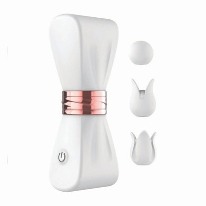 Gold Glam Tri-Tip Vibe White