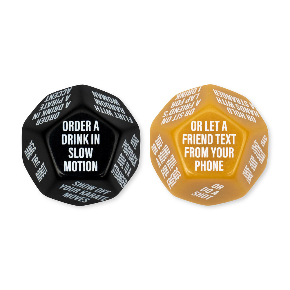 Bachelor Party Dice Set – Guys' Night Out Party Game & Supplies