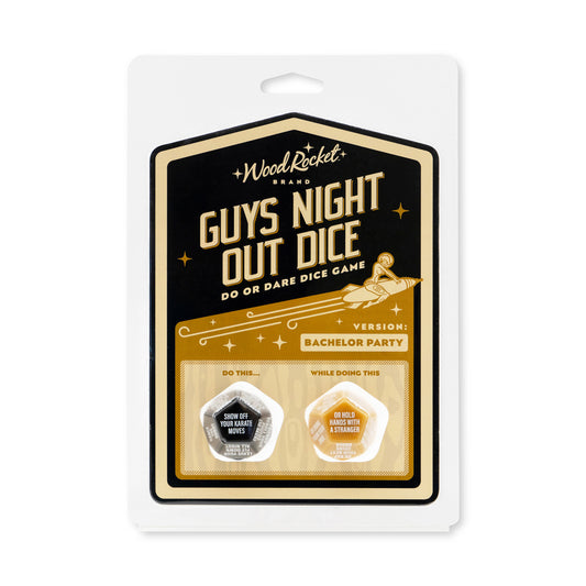 Bachelor Party Dice Set – Guys' Night Out Party Game & Supplies