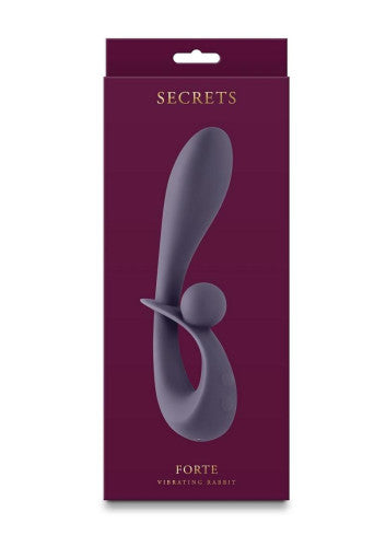 Secrets Forte Rechargeable Silicone Rabbit Vibrator - Dual Stimulation & Powerful Pleasure