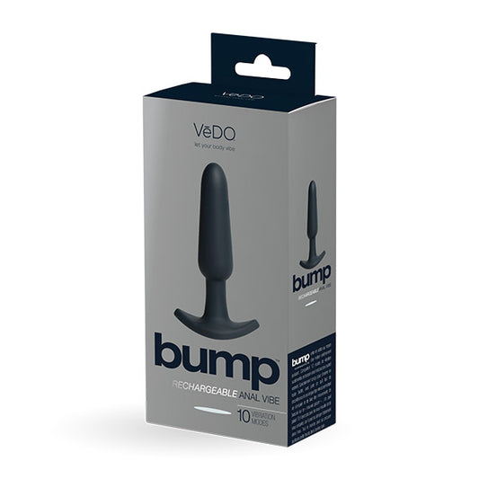 Bump Rechargeable Anal Vibrator – Just Black