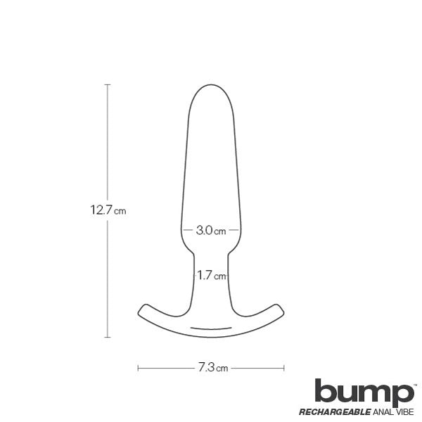 Bump Rechargeable Anal Vibrator – Deep Purple