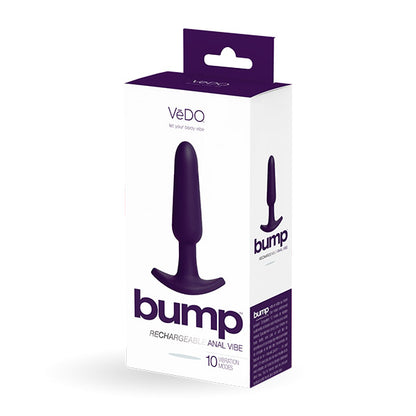 Bump Rechargeable Anal Vibrator – Deep Purple