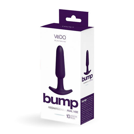 Bump Rechargeable Anal Vibrator – Deep Purple