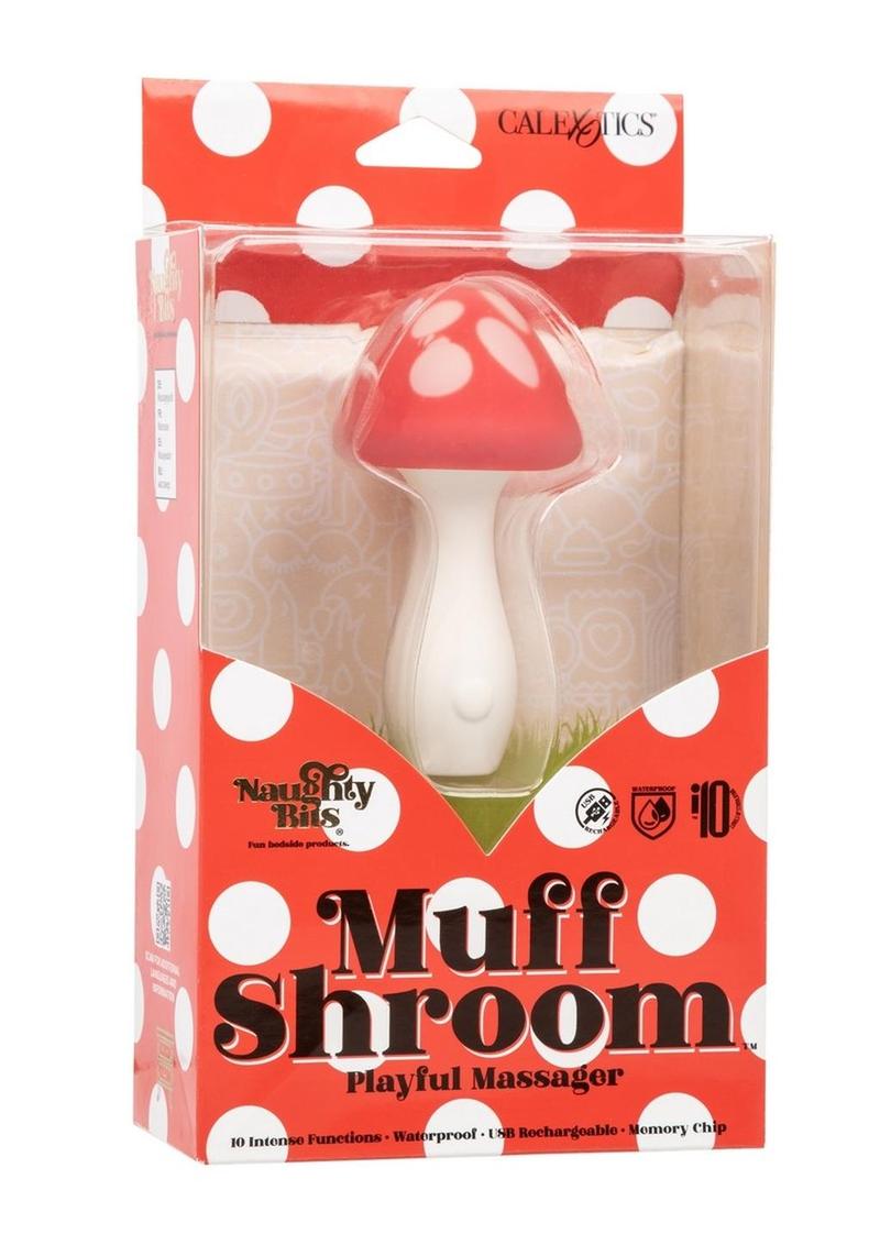 Naughty Bits Muff Shroom Rechargeable Silicone Playful Massager