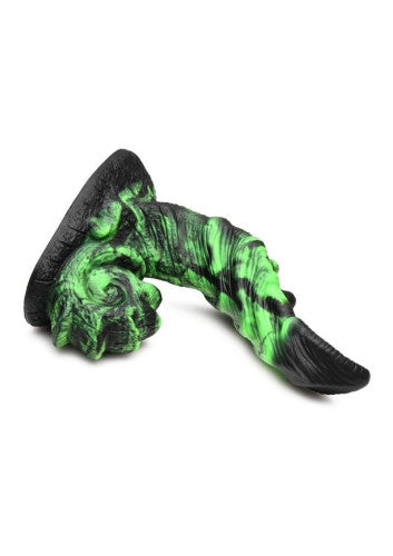Creature Cocks Glowzilla Glow-In-The-Dark Silicone Dildo - 7.8in – Unstoppable Beast!