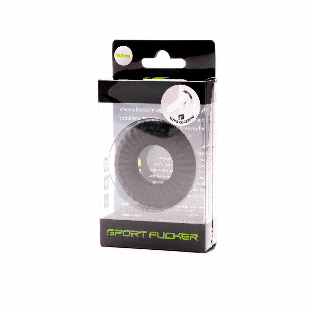 Sport Fucker Nitro Ring – Black Cock Ring for Men
