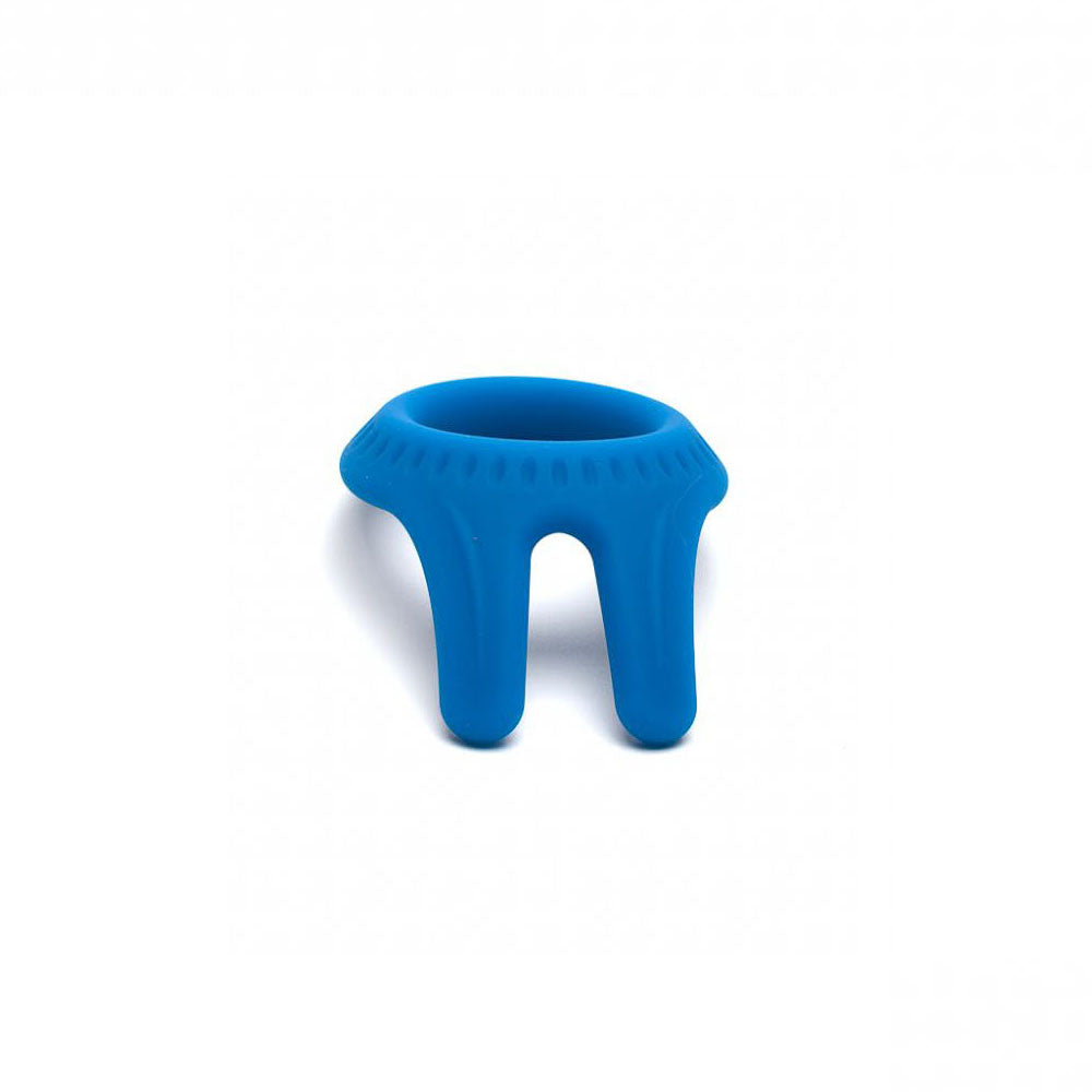 Blue Sport Cock Ring - Adjustable Silicone